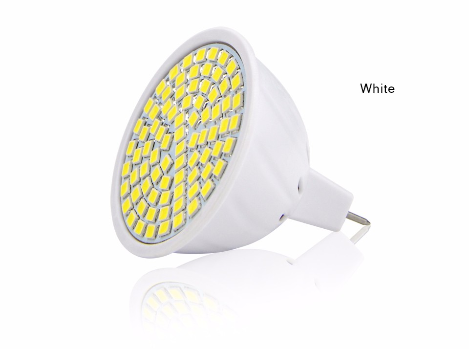 80LEDs 220V SMD 2835 MR16 6W LED lamp Spotlight Bulb Wall Downlight led corn light For Indoor lighting Replace CFL 5W 7W 10W 15W