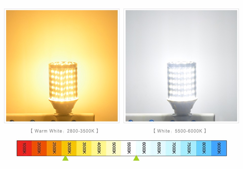 85 265V LED Corn light lampada10W 15W 20W 25W 30W 50W E27 E14 5730 SMD110V 220V Aluminum PCB bulb lamp Lantern LED Spotlight