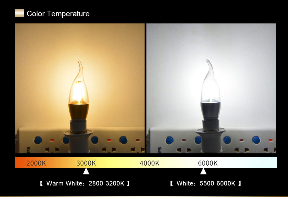 6pcs 5W 7W E14 LED lamps 85 265V 220V 110V LED Light LED Bulb Candle Light SMD 2835 Chandelier Lamps Lampada Bombillas Spotlight