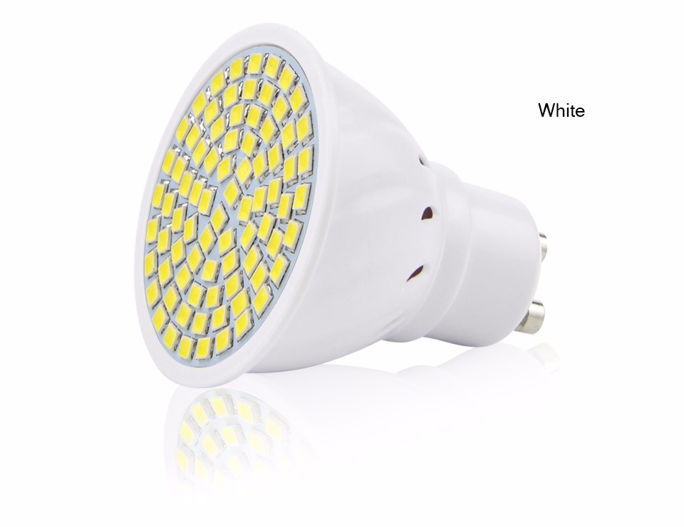 GU10 80LEDs 220V SMD 2835 6W LED lamp Spotlight Bulb Wall Downlight led corn light For Hallway Kitchen Replace CFL 5W 7W 10W 15W