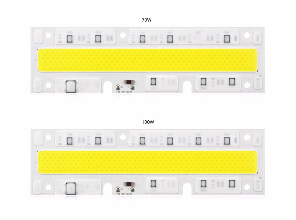 220V 30W 50W 70W 100W IP65 LED COB Integrated Chip Bulb Lamp Light Smart IC Driver For DIY LED Flood Light Bulb Floodlight lamp