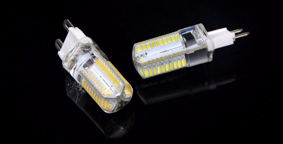 Dimmable 110V 220V G9 LED corn lamp 64 80 LEDs Spotlight Bulb Replace 20w 30W halogen lamp For Chandelier Candle Light Droplight