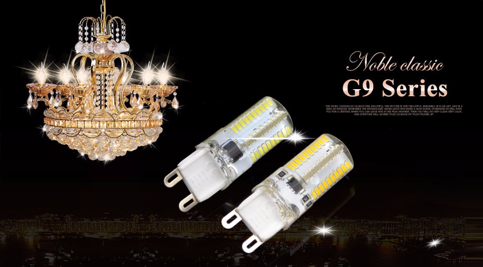 Dimmable 110V 220V G9 LED corn lamp 64 80 LEDs Spotlight Bulb Replace 20w 30W halogen lamp For Chandelier Candle Light Droplight
