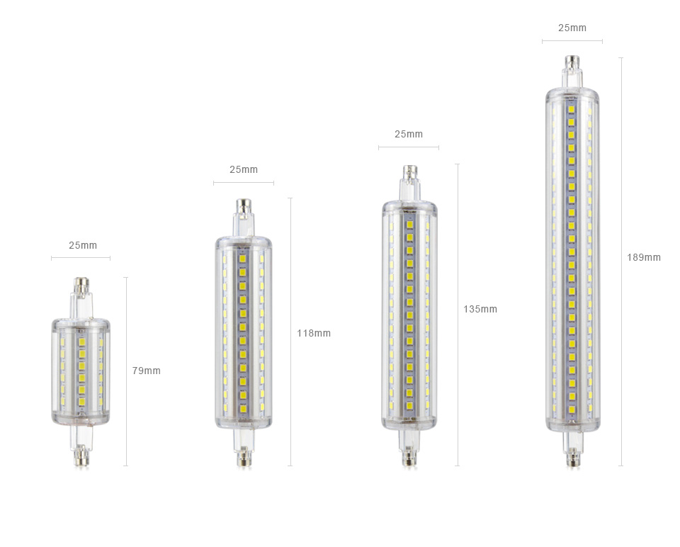 LED Bulb R7S LED lamp 78mm 118mm 135mm 189mm Light 5W 10W 15W 20W R7S Lampadas Floodlight 2835 SMD 5730 SMD Spotlight