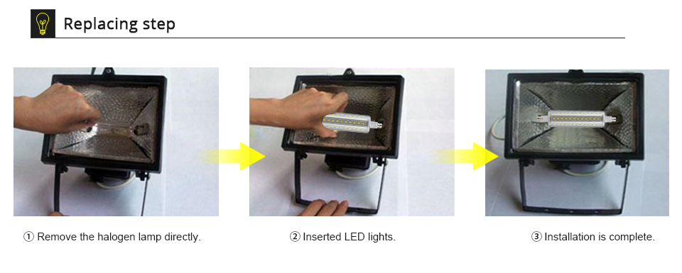 5W 10W 15W 20W R7S LED Light Bulb 78mm 118mm 135mm 189mm R7S Lampadas Floodlight 2835 SMD 5730 SMD Lawn Floodlight Spot light