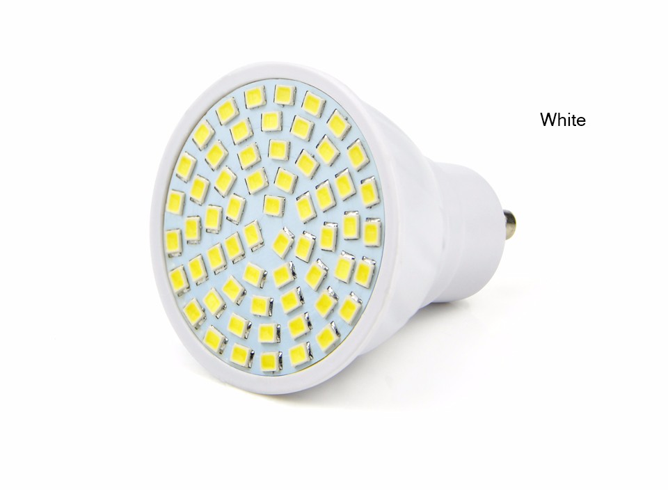 GU10 5W LED lamp Bulb 220V 230V 240V 2835 SMD 60 LEDs Spot light Bulb For Kitchen Hallway living Room lighting