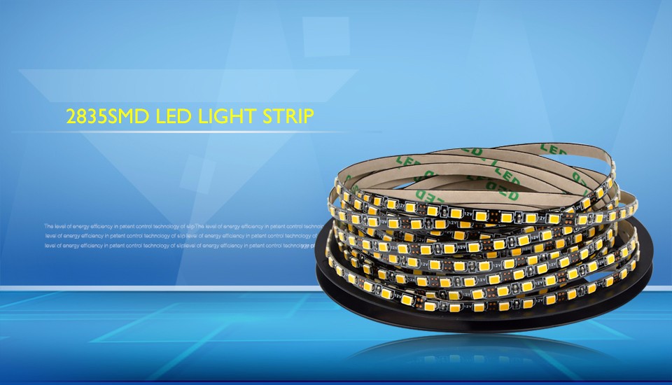 IP20 no waterproof 2835 SMD 5M 120 led m LED strip light 5mm PCB Narrow side 600LEDs DC 12V flexible LED tape warm white white