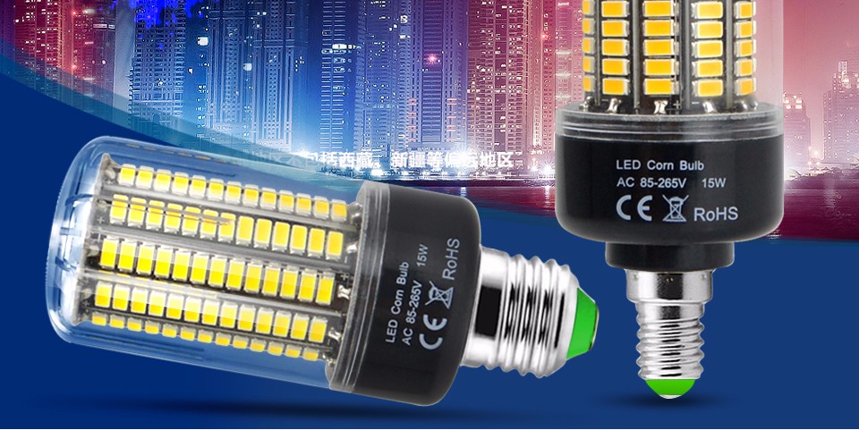 E27 E14 LED Spot light No Flicker 5736 SMD LED Corn lamp Bulb light 3.5W 5W 7W 8W 12W 15W 85 265V 220V 110V spotlight Lampada