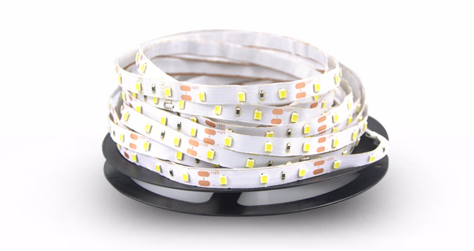 For christmas outdoor 5m DC12V 2835 SMD no waterproof RGB LED Strip Light String Ribbon lamp More Brighter than 3528 3014