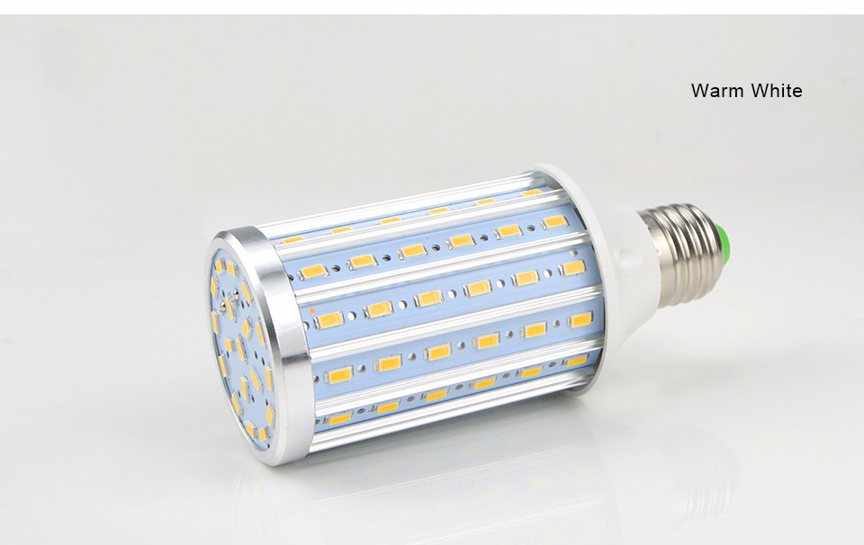 Aluminum PCB cooling 20W 90LED E27 E14 85 265V 220V 110V 5730 SMD LED corn Bulb light lamp More Longer life than plastic version