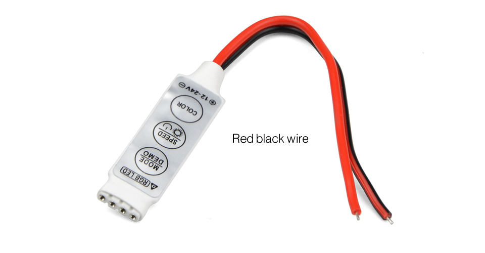 Mini 3keys DC 12V LED RGB Controller LED Dimmer RGB Control For RGB 5050 3528 2835 LED Strip light