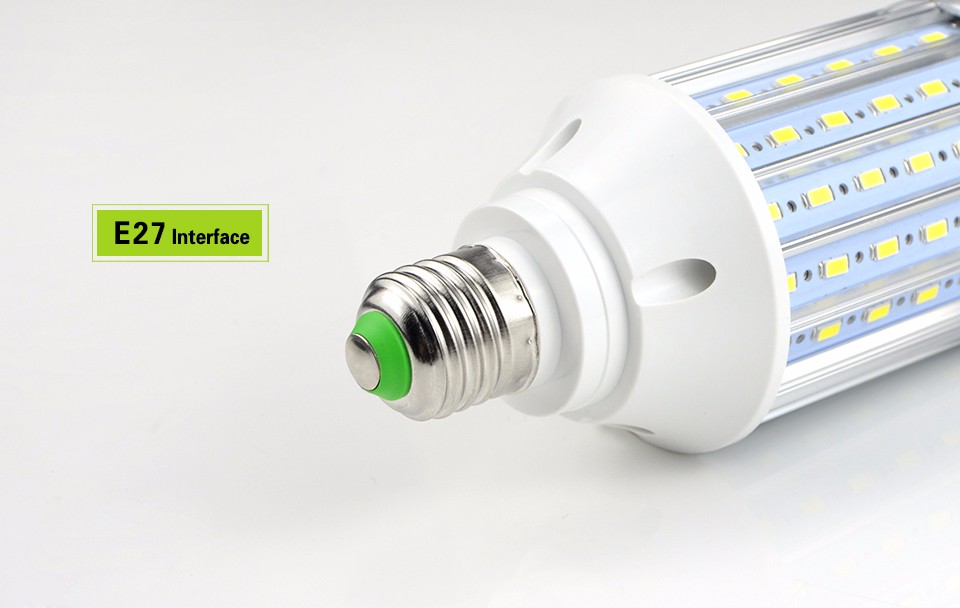 No Flicker Full Watt 15W E27 E14 85 265V 220V 110V 5730 SMD Aluminum Cooling High Power LED corn Bulb High Luminou light lamp