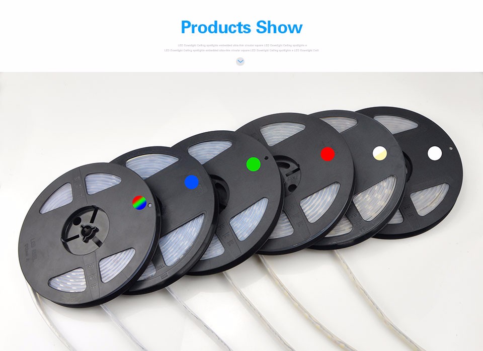 1set 5m IP67 Waterproof 5050 SMD LED Strip light DC12V White Warm White R G B Use Underwater for Swimming Pool Outdoors
