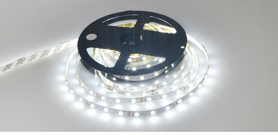 For christmas outdoor 5m DC12V 2835 SMD no waterproof RGB LED Strip Light String Ribbon lamp More Brighter than 3528 3014