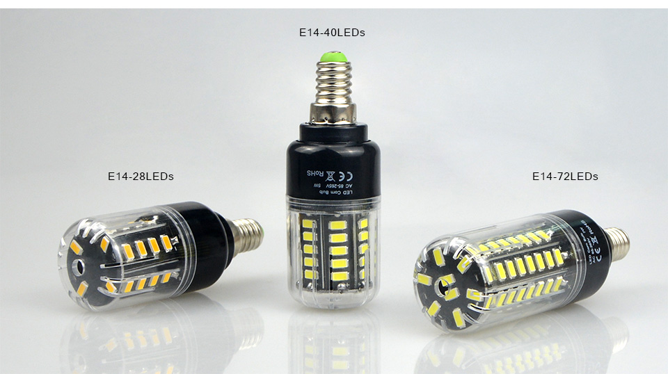 220V 110V LED Bulb LED lamp LED Light E27 E14 lamparas 3W 5W 7W 8W 12W 15W 85 265V SMD 5736 Ampoule Candle Luz Spotlight