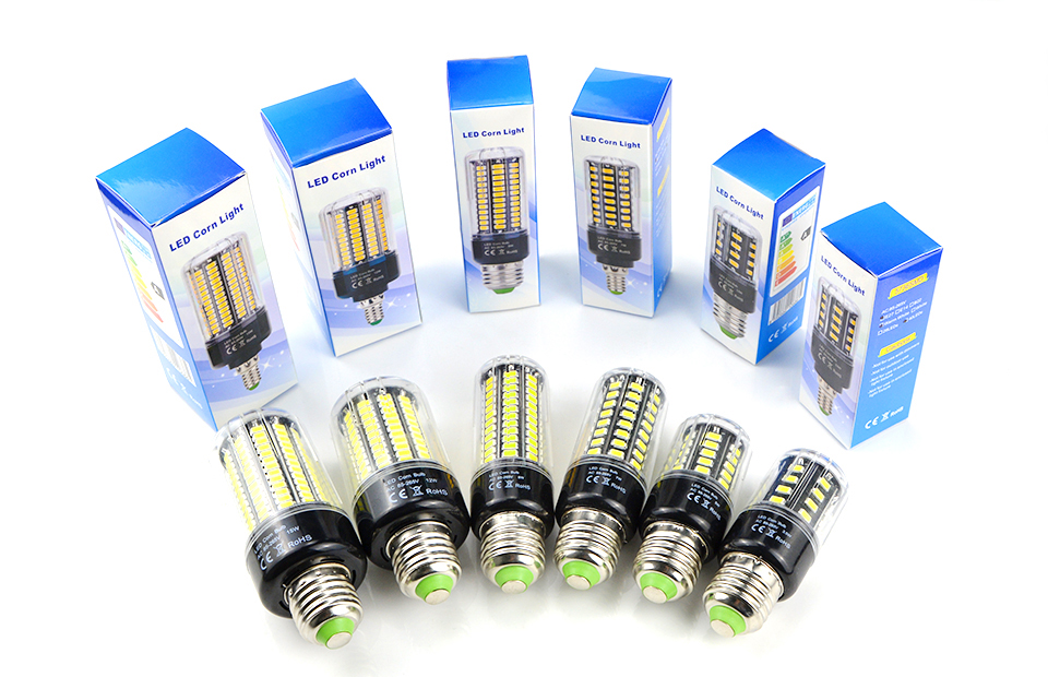 4pcs no flicker 220V 110V LED Lamp LED Bulb E27 E14 3W 5W 7W 9W 12W 15W Cold White Warm White Lampada Ampoule home lighting