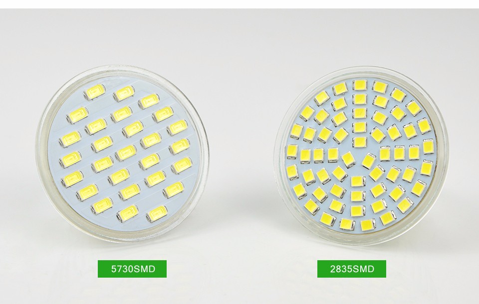 Glass Plastic Spot light MR16 GU5.3 LED Bulb 220V LED Lamp Spotlight 60LEDs 27LEDs 80 LEDs 2835 5730 SMD Grow Plant Light