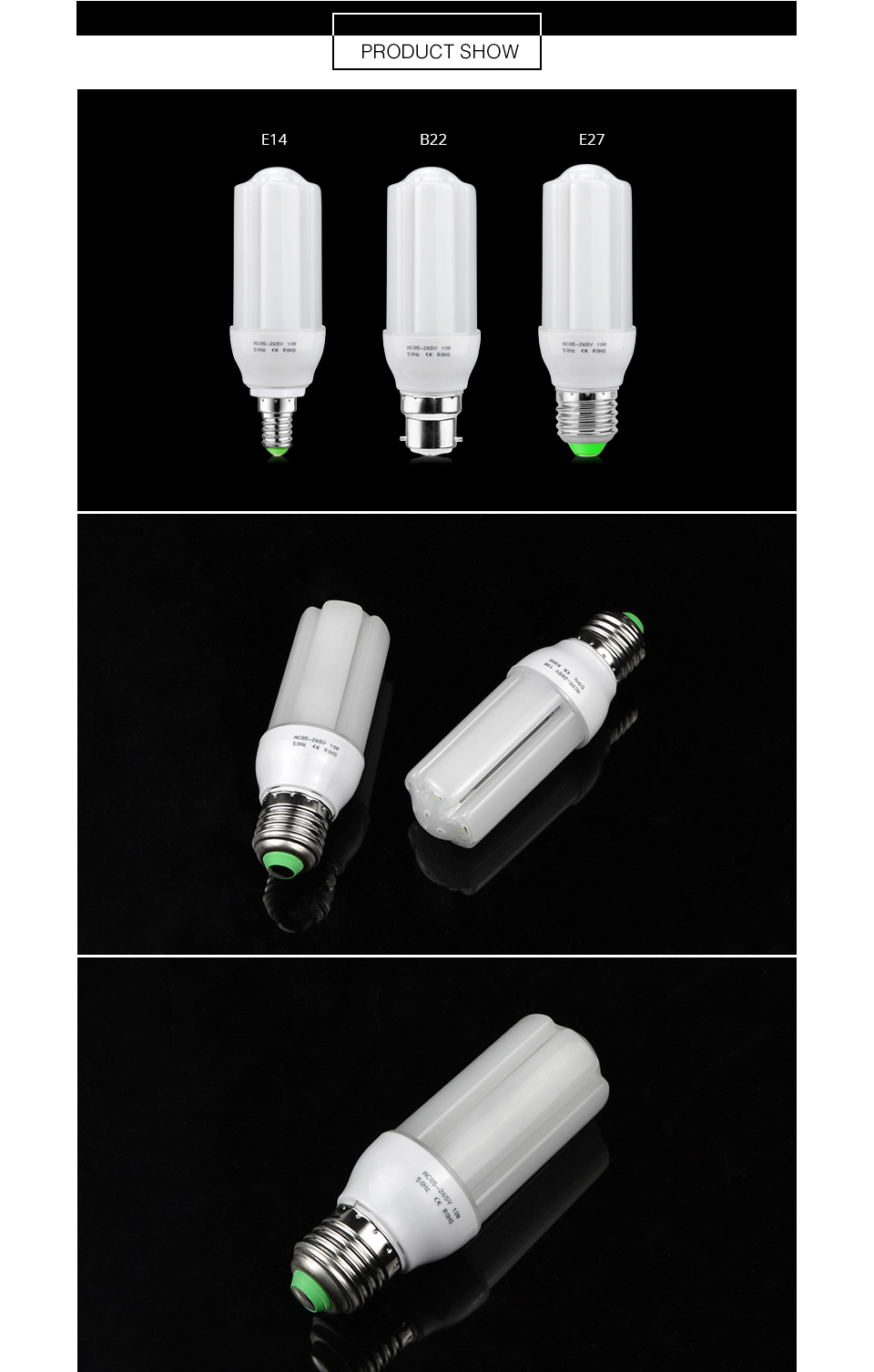 4pcs No flicker 10W LED Bulb 85 265V 220V 110V E27 E14 B22 2835 SMD LED lamp LED light diffusion lampshade Lampada LED Bombillas
