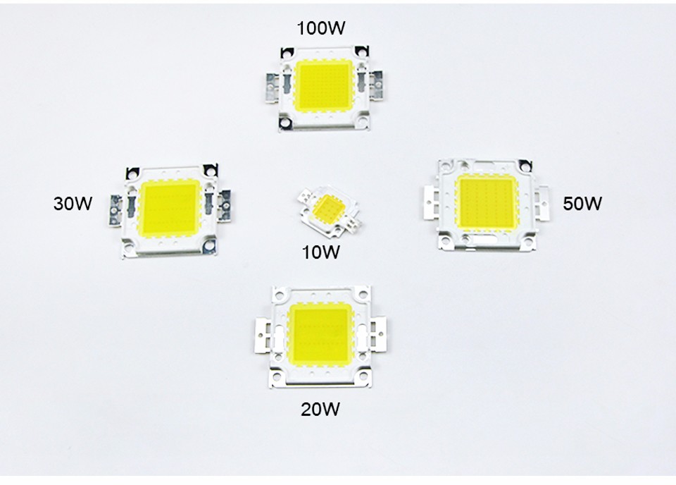 High quality Full Watt For DIY Floodlight Spotlight Bulb10W 20W 30W 50W 100W Pure Copper Bracket LED Chip Epistar lamp Beads