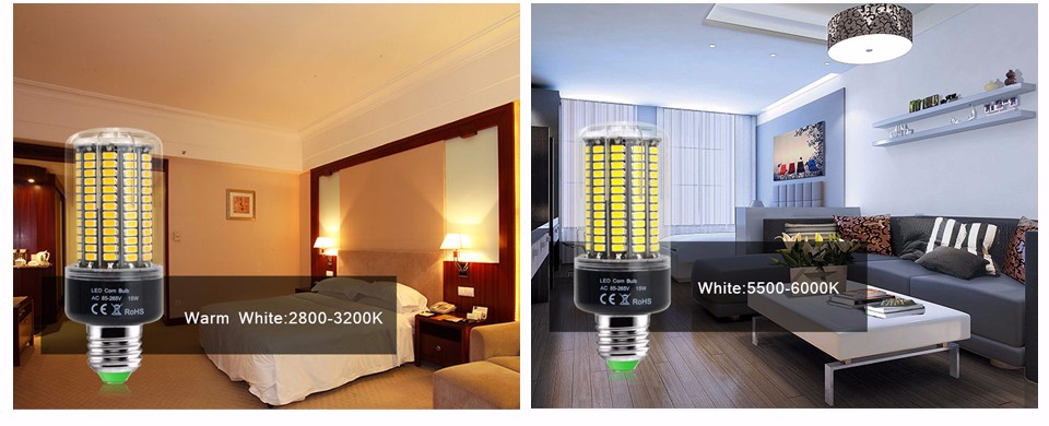 LED night light E27 220V 110V 3W 5W 7W 9W 12W 15W LED Corn Bulb SMD 5736 LED lamp home light