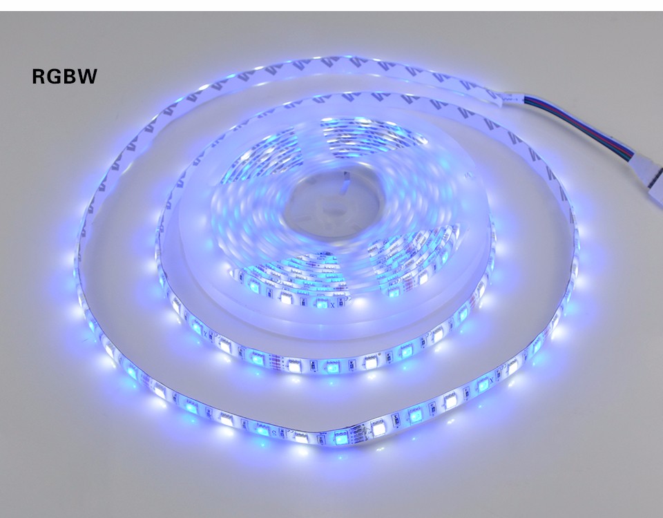 Waterproof IP65 5M RGBW RGBWW 5050 SMD LED strip Light DC12V 300LEDs LED Flexible strip Light RGB White RGB Warm white