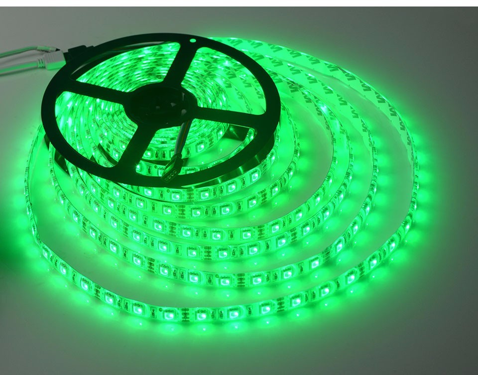 300LEDs IP65 Waterproof DC12V 5M SMD 5050 LED Strip Light Flexible LED string Light RGB Home brighter than 5630 3528 2835 chip