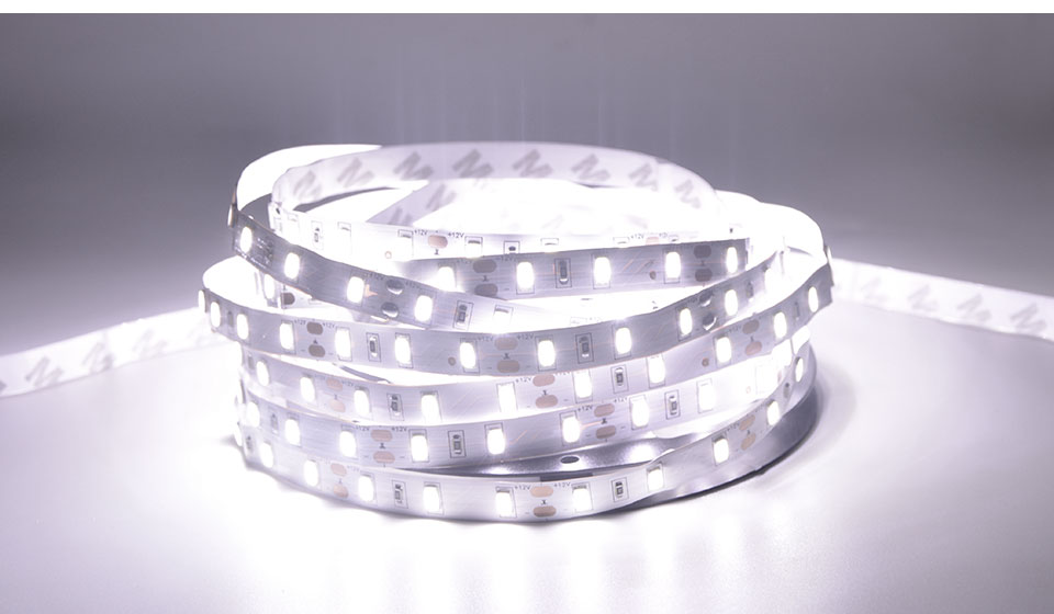 DC 12V 5M 5050 SMD Not waterproof RGB LED Strip Light 5630 SMD LED String 2835 SMD LED Lamp Tape Ribbon Decoration Home lighting