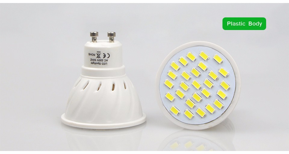 Super Bright GU10 LED spotlight Bulbs 220V 110V 7W E27 5730 SMD LED lamp Lampada Ampoule LED Light Spot light Candle Luz