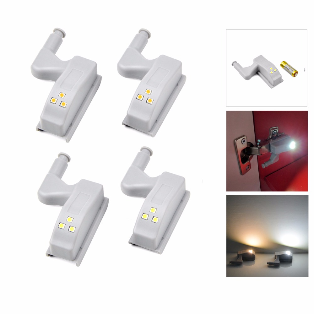 10pcs Night Light Universal Cabinet Wardrobe Hinge Led