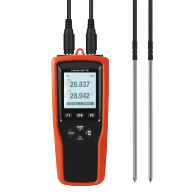 Yowexa YET-720L PT100 PT1000 Platinum Resistance Probes Dual Channels Thermometers