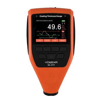 YOWEXA EC-777 Colorful LCD Screen Coating Thickness Gauge Digital Paint Meter for Car