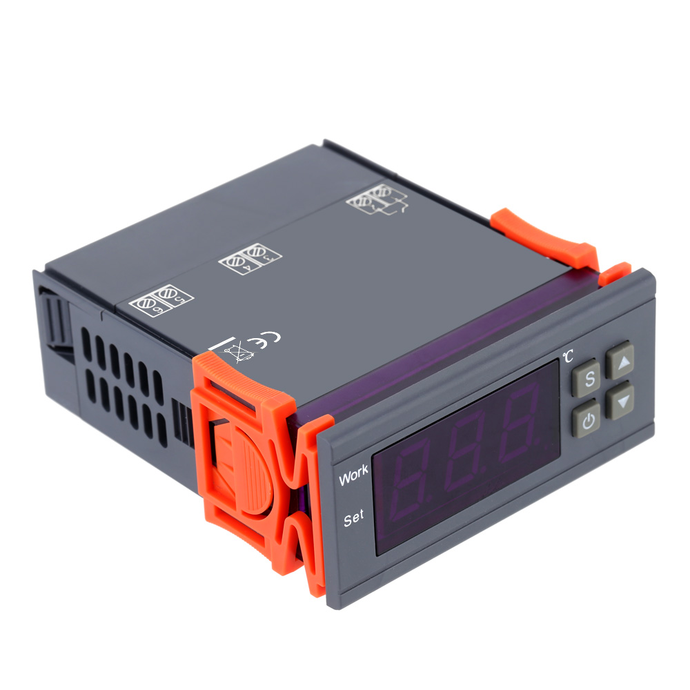 90~250V10A Digital Temperature Controller Thermocouple 50~110 Celsius Degree with Sensor Temperature Instrument Diagnostic tool