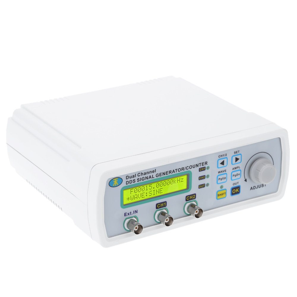 Mini DDS Function Signal Source Generator Digital Signal Generator Dual channel Arbitrary Waveform Frequency Meter200MSa s 25MHz