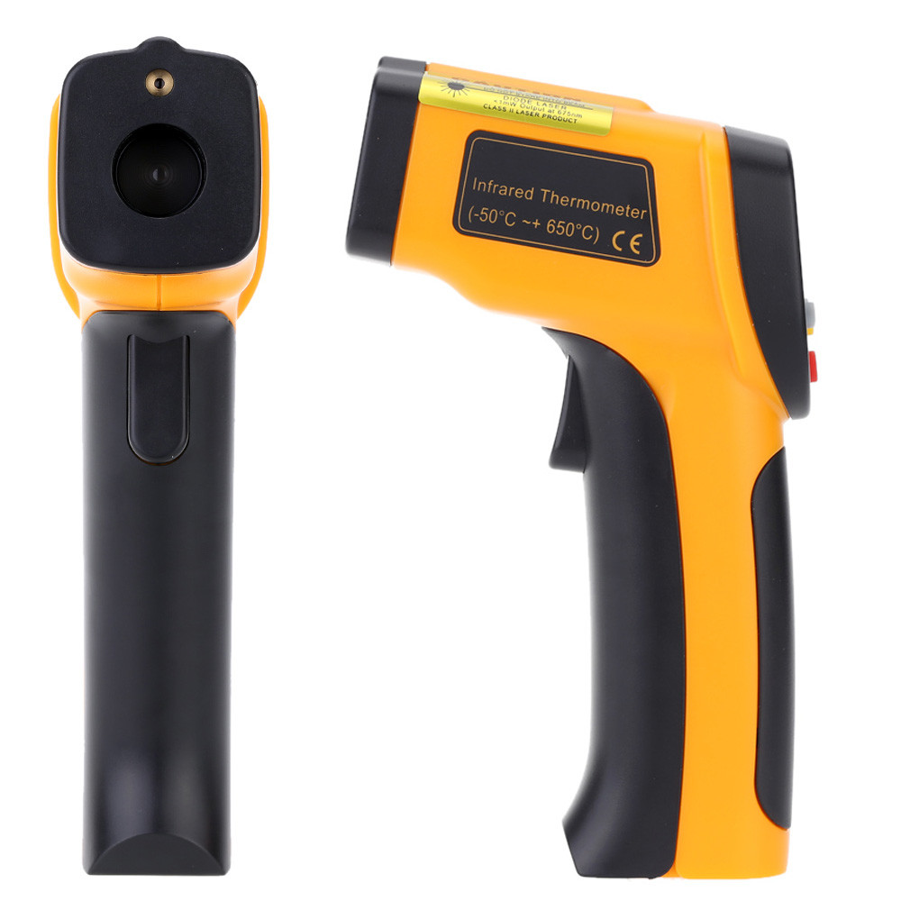 High Precision IR Digital Infrared Thermometer Non contact Temperature Tester Laser Gun Pyrometer Range 55~650C termometro