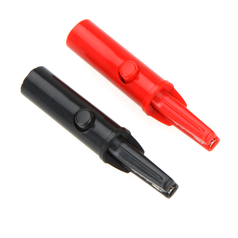 Professional Aligator Clip for Multimeter Push Button Type Full Protective Alligator Clip Multimeter Electronic Diagnostic tool