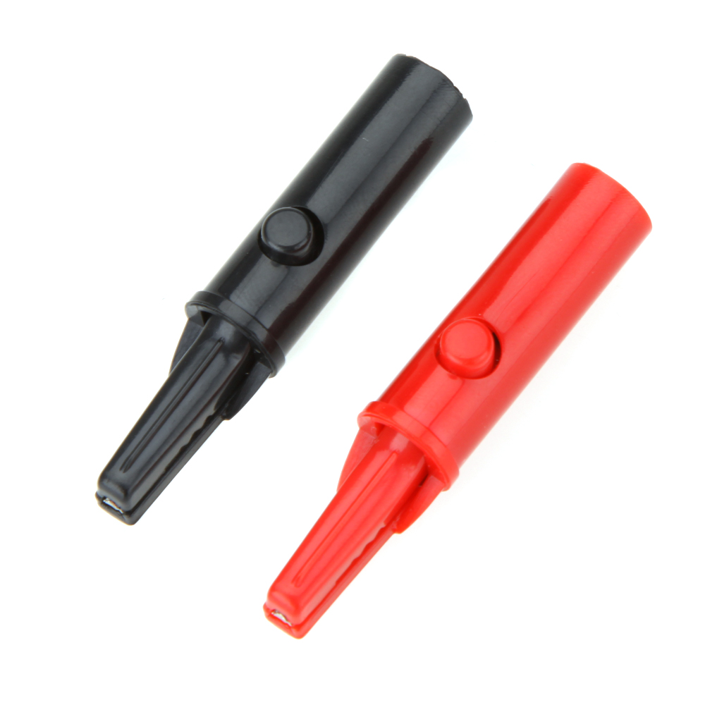 Professional Aligator Clip for Multimeter Push Button Type Full Protective Alligator Clip Multimeter Electronic Diagnostic tool