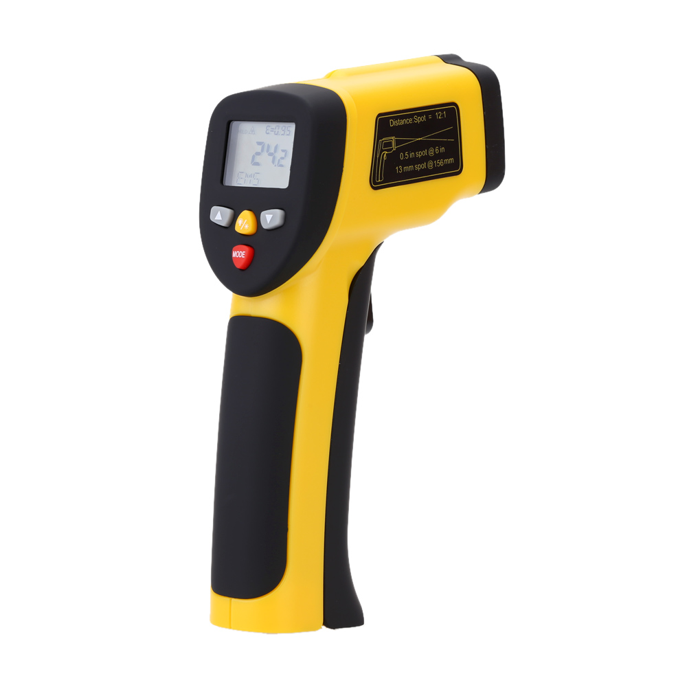 Precision Digital Infrared Thermometer Double Laser Non contact IR Hygrometer Temperature Tester Diagnostic tool 50~1050 Degrees