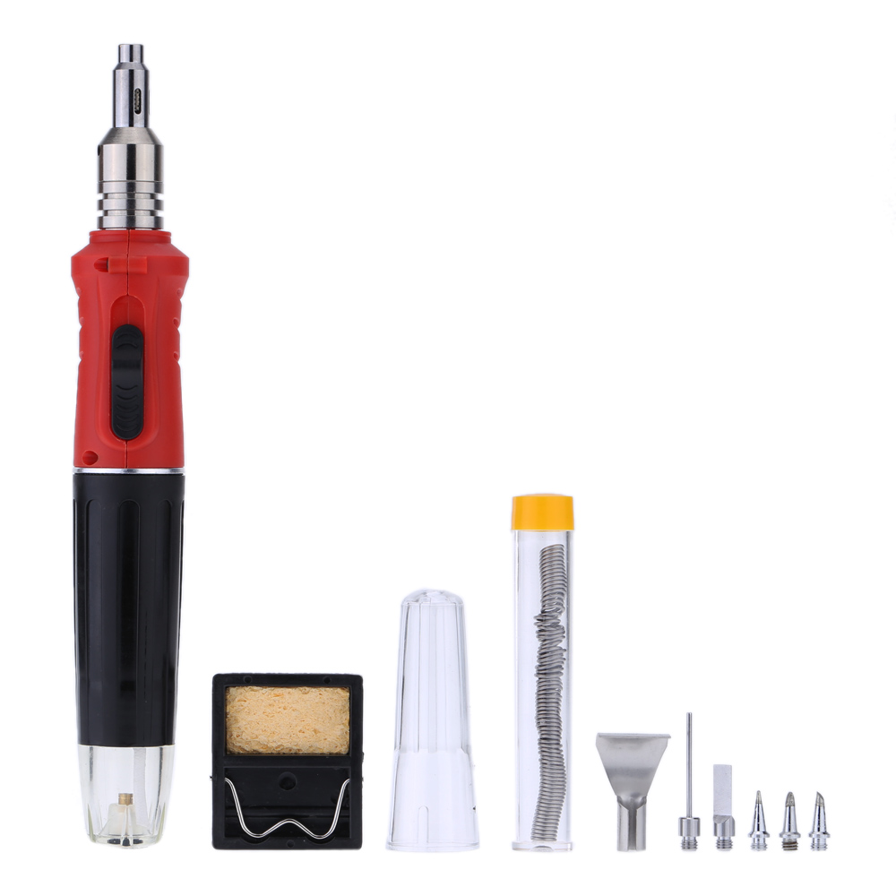 HS 1115K Professional 10 in 1 Soldering Iron Set Butane Gas Soldering Iron 26ml solder tools Welding Kit Torch Welding Equipment