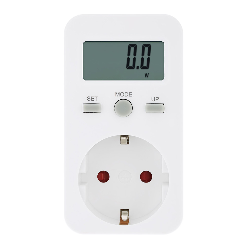 EU US UK Plug Plug in Digital wattmeter LCD Energy Monitor Power Meter Electricity Electric swr meter Usage Monitoring Socket