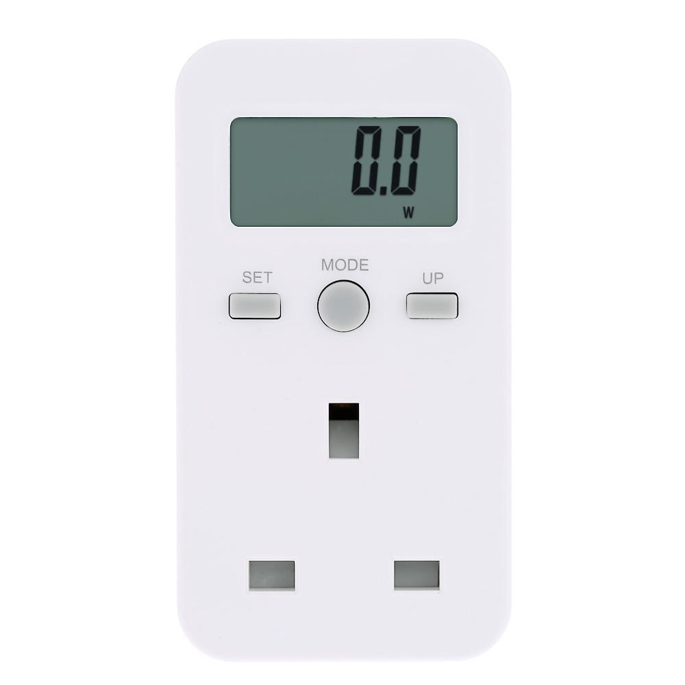 EU US UK Plug Plug in Digital wattmeter LCD Energy Monitor Power Meter Electricity Electric swr meter Usage Monitoring Socket