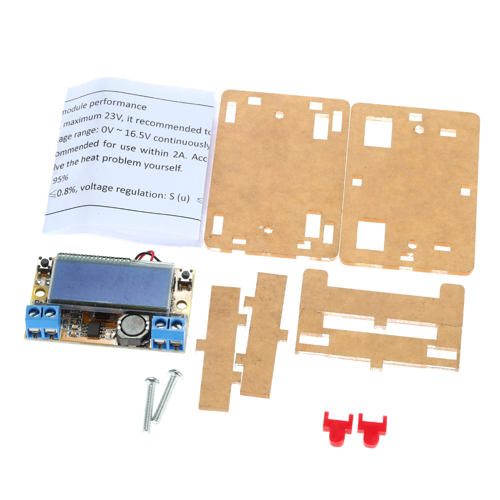 STN LCD Adjustable Power Step down Module DC DC Stepdown Charge DIY Kit LED Driver for Voltmeter Ammeter Peak Current Adjustment