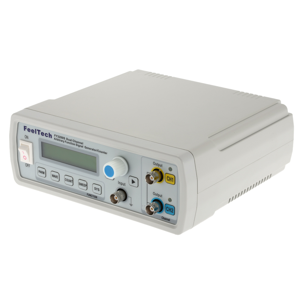 High Precision Digital DDS Function Signal Source Generator Arbitrary Waveform Pulse Frequency Meter 12Bits 24MHz Dual channel