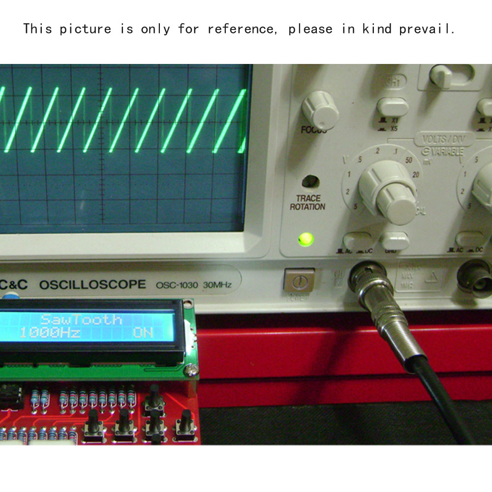 DDS Function Signal Generator DIY Kit Frequency Generator Square Sawtooth Triangle Wave DIY Parts Signal Source Components