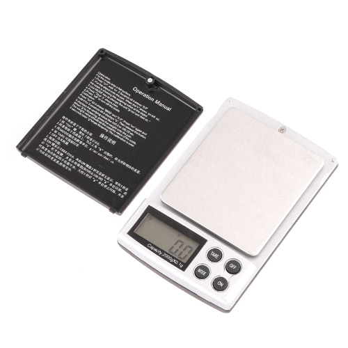 Professional 2000g 0.1g Digital Scale Pocket Electronic Jewelry Diamonds Scale Mini Weighing Scales Weight Balance LCD Display