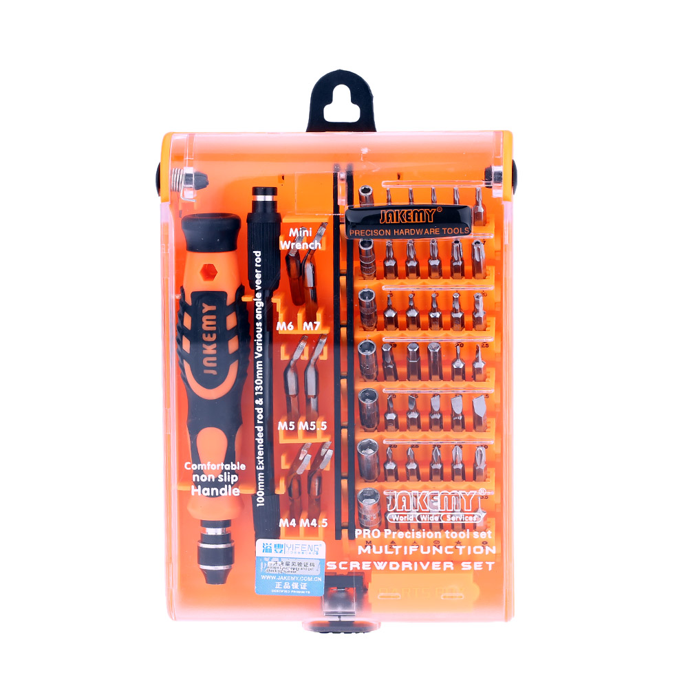 JAKEMY 52 in 1 Professional Screwdriver Set Multi tool Kit for Repair for watch Phones PC Electronic Maintenance parafusadeira