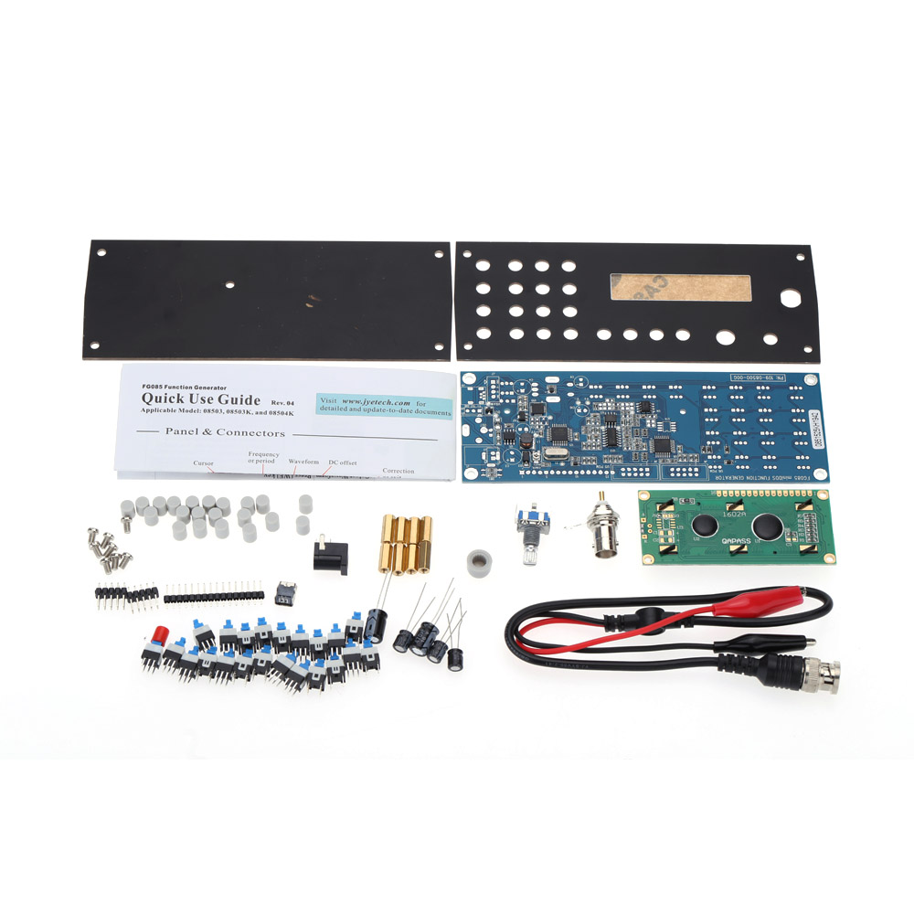 Mini DDS Digital Synthesis Function Signal Generator DIY Kit with Panel Sine Square Sawtooth Triangle Wave generador de funcione