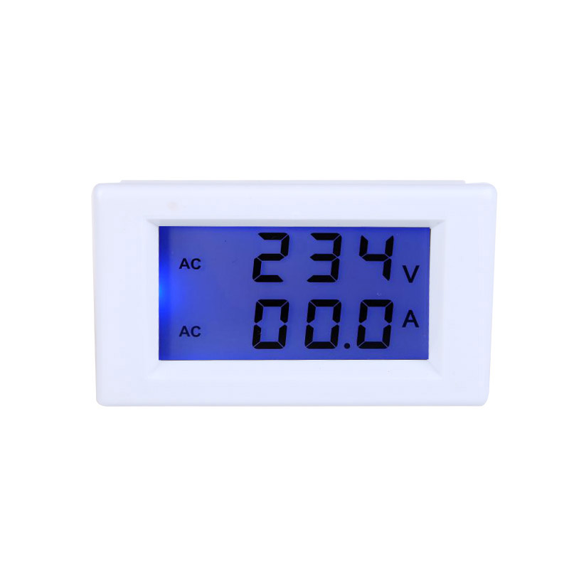 AC80 300V 0 100A Digital LCD Dual Display Voltage Meter Ammeter Voltmeter with Current Transformer