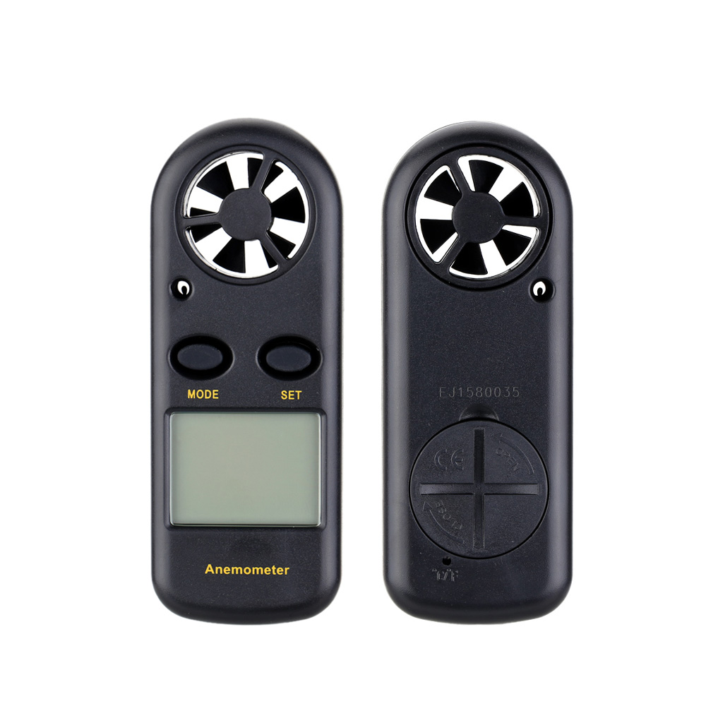 Portable Digital Anemometer Handheld Electronic Wind Speed Air Volume Measuring Meter LCD Display with Backlight