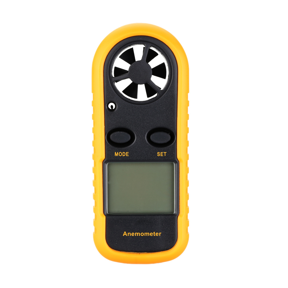 Portable Digital Anemometer Handheld Electronic Wind Speed Air Volume Measuring Meter LCD Display with Backlight