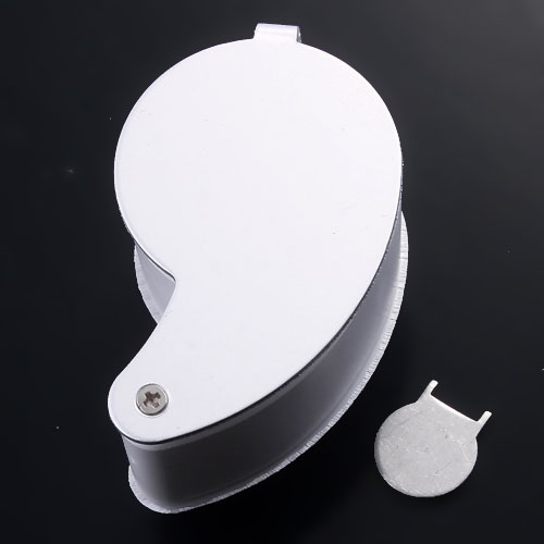 LED 6 shaped Jewelry Magnifier Portable Jewellery Magnifying Glass with Light Magnifying Lens Excellent Watch Loupe